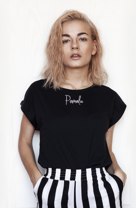 Tričko Pomalu Black W