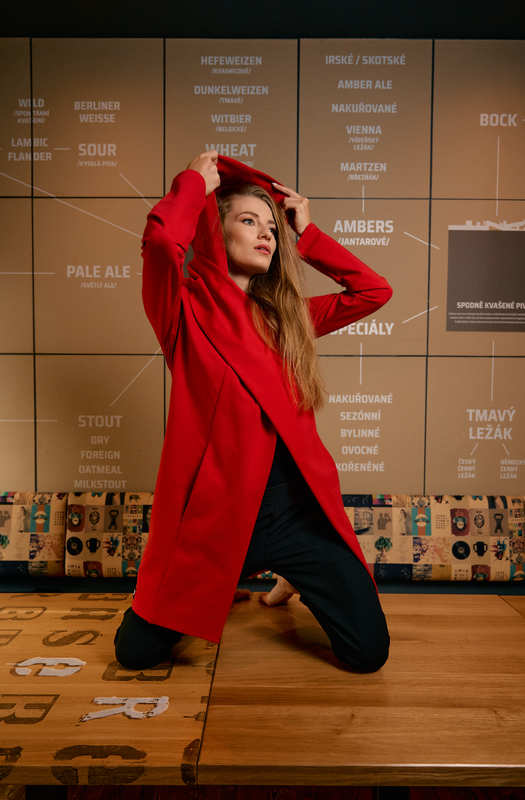 Cardigan Skip Red