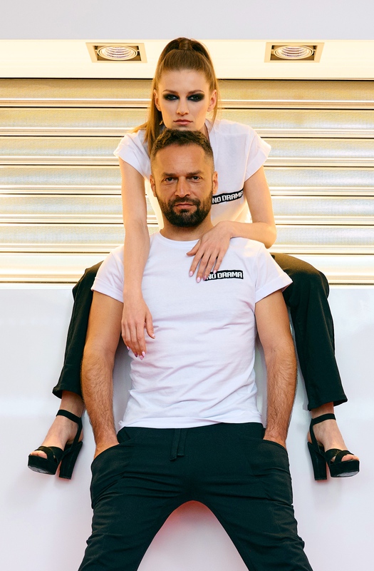 Tričko No Drama WHite Man
