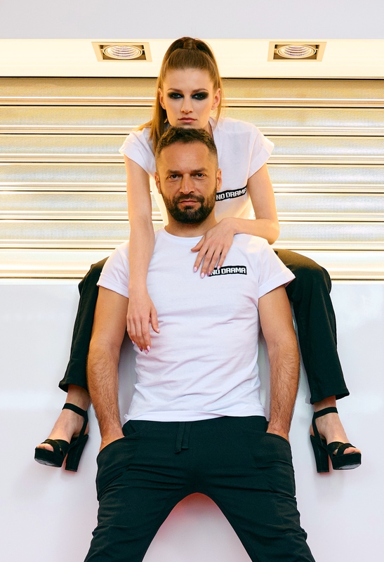 Tričko No Drama WHite Man