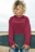 Hoodie burgundy