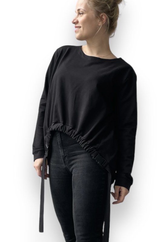 Mikina Minimalist Black