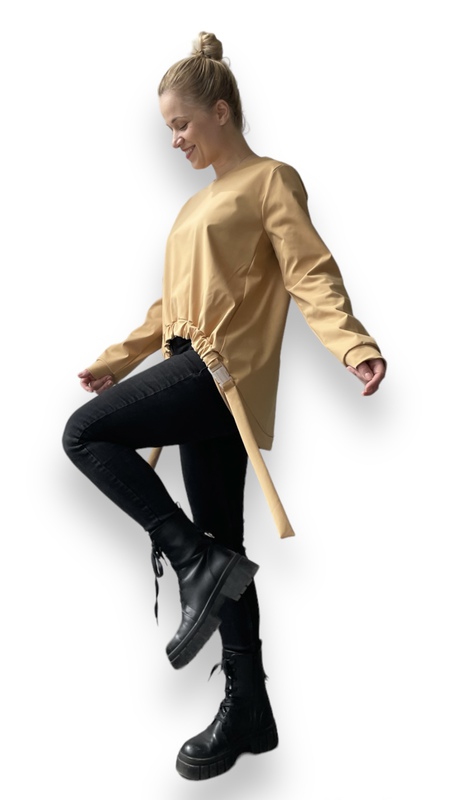 Mikina Minimalist Ocre