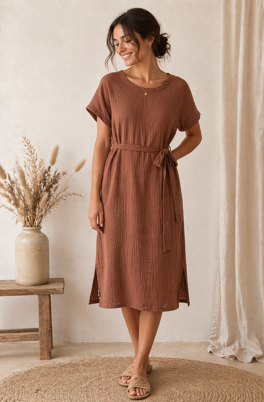 Šaty Muse Brown