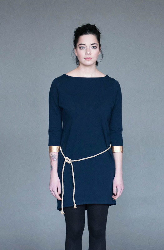 Tunikošaty Blue/Gold